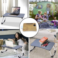 Multi-Purpose Laptop Desk (1 Pc / Mix Plain Design / 58×38 Cm)