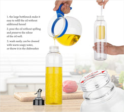 1-liter transparent plastic bottle for oil, easy to use anPayaxis Pvt Ltd.