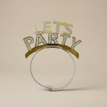 Let’s Party Glitter Headband for Birthday Celebration (Pack of 4)