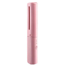 Rechargeable Mini Hair Straightener,  Three Temperature Adjustments Flat Iron Comb (1 Pc)